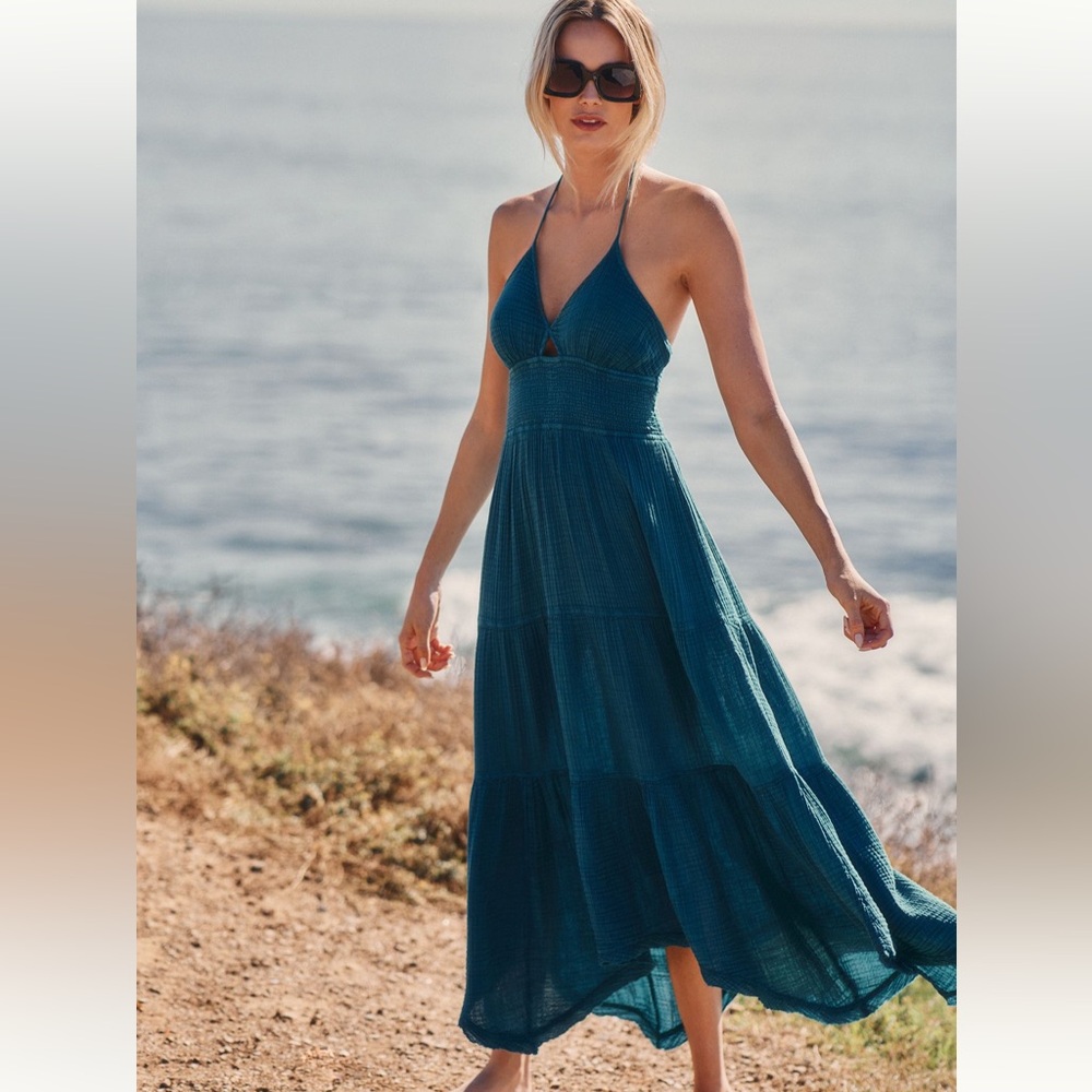 Worn once on vacation Anthro dress